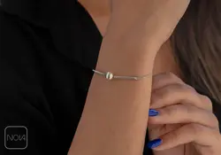 دستبند نقره کد 351259