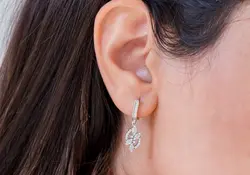 گوشواره نقره کد 151271