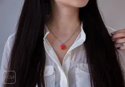 گردنبند استیل کدو تنبل کد 211256