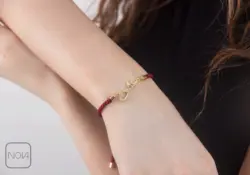 دستبند استیل بافت عشق