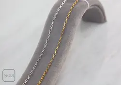 دستبند استیل باکسی طلایی