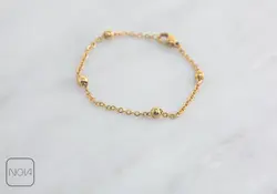 دستبند استیل زنجیر توپی