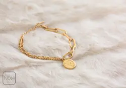 دستبند استیل سکه الیزابت