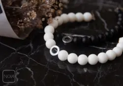 دستبند استیل سنگ حدید