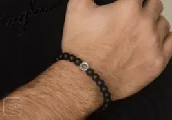 دستبند استیل سنگ حدید