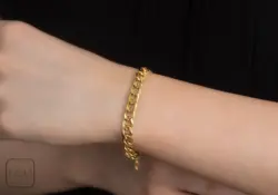 دستبند استیل کارتیر طلایی