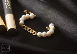 دستبند استیل کارتیر مروارید