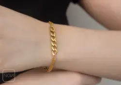 دستبند استیل کارتیر زنجیر