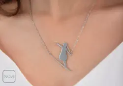 گردنبند استیل اسکی