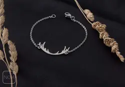 دستبند نقره شاخ گوزن