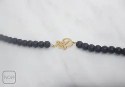 گردنبند مردانه سنگی هیچ