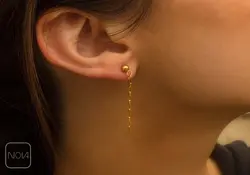 گوشواره استیل باکسی