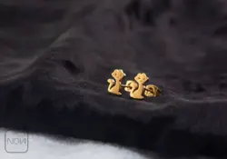 گوشواره استیل بچه گربه