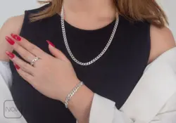 گردنبند نقره کارتیه