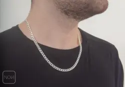 گردنبند نقره کارتیه مردانه