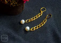گوشواره استیل کارتیر مروارید