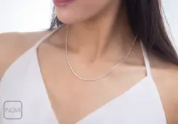 گردنبند نقره زنجیر ایتالیایی