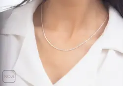 گردنبند نقره زنجیر ایتالیایی