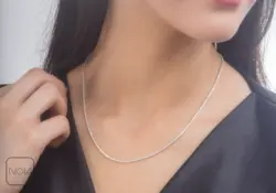 گردنبند نقره زنجیر ایتالیایی