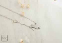 گردنبند نقره بادکنک