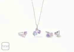 نیم ست نقره کد 651230