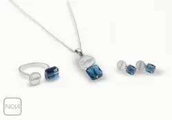 نیم ست نقره کد 651222