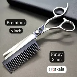 قیچی آرایشگری کات 6 اینچ فینی شانه دار مدل s - pro