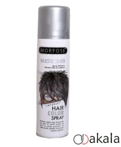 اسپری رنگ مو نقره ای مورفوس morfose حجم 150 میلی لیتر