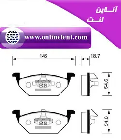 لنت ترمز جلو برلیانس V5 برند سگال