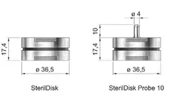 دیتالاگر دما (پراب دار)  SterilDisk Probe 10
