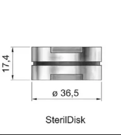 دیتالاگر دما (ثبات دما) SterilDisk تکنوسافت ایتالیا