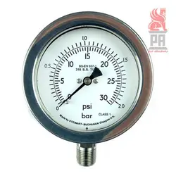 گیج فشار عقربه ای Buchanan 30 PSI