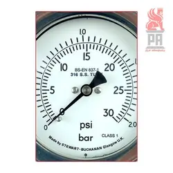 گیج فشار عقربه ای Buchanan 30 PSI