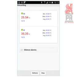 دیتالاگر بلوتوثی دما TEMP BLE تکنو سافت ایتالیا