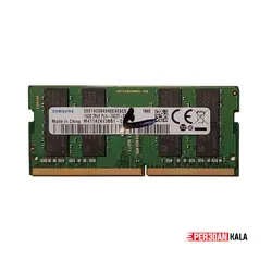 رم لپ تاپ DDR4 تک کاناله 2400 مگاهرتز CL17 سامسونگ مدل PC4 ظرفیت 16 گیگابایت