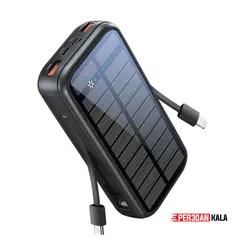 پاور بانک خورشیدی 20000mAh EcoLight™ Solar  برند promate