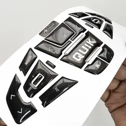 ماکت کلید های کروزکنترل و مدیا روی فرمان تایپ D کوییک