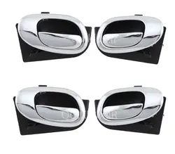 ست کامل دستگیره داخلی 206 کرومی - فروشگاه انلاین کوییک لوکس