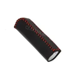 ست چرمی کاور پلاس 6 تیکه مدل مشکی دوخت قرمز