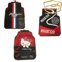 کف پایی لاستیکی خودرو در طرح و رنگ های مختلف ضد لغز و جابجایی- راد اسپرت