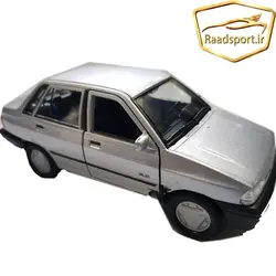 ماکت پراید 131 رنگ نقره ای و کیفیت بالا ورعایت جزئیات دقیق در طراحی- راد اسپرت