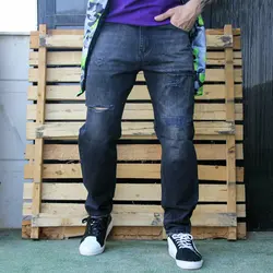 شلوار جین مام استایل زغالی تیره زاپ دار