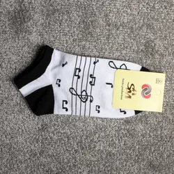 جوراب طرح دار نوت موسیقی