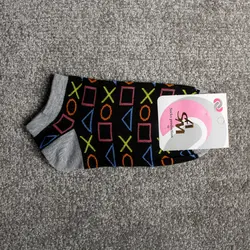 جوراب طرح دار مشکی - فروشگاه اینترنتی ریسک