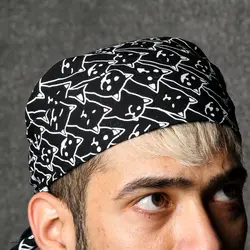 دستمال سر طرح گربه