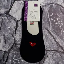 جوراب نخی کالج طرح قلب - فروشگاه اینترنتی ریسک