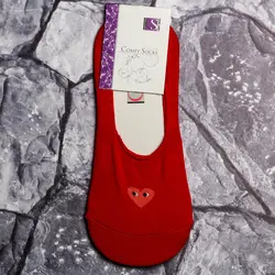 جوراب نخی کالج طرح قلب - فروشگاه اینترنتی ریسک