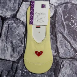 جوراب نخی کالج طرح قلب - فروشگاه اینترنتی ریسک