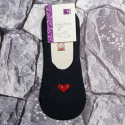 جوراب نخی کالج طرح قلب - فروشگاه اینترنتی ریسک