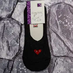 جوراب نخی کالج طرح قلب - فروشگاه اینترنتی ریسک